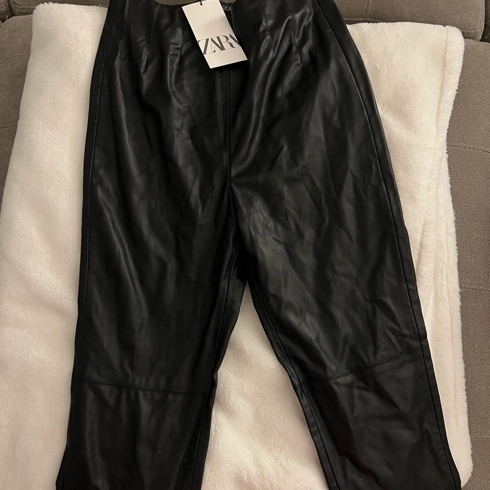 Zara Leather Pants